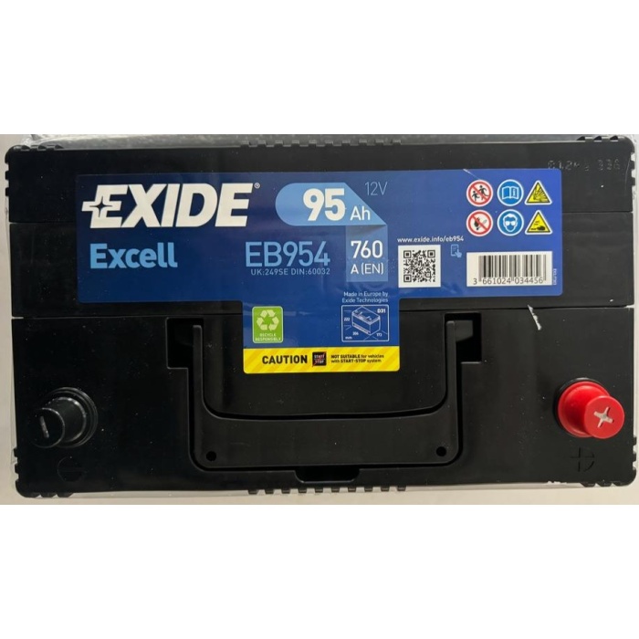 EXIDE D31 EXCELL 12 VOLT 95 AH AKÜ