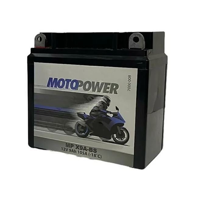 MP X9A-BS MOTOPOWER 12V 9AH MOTORSİKLET AKÜ