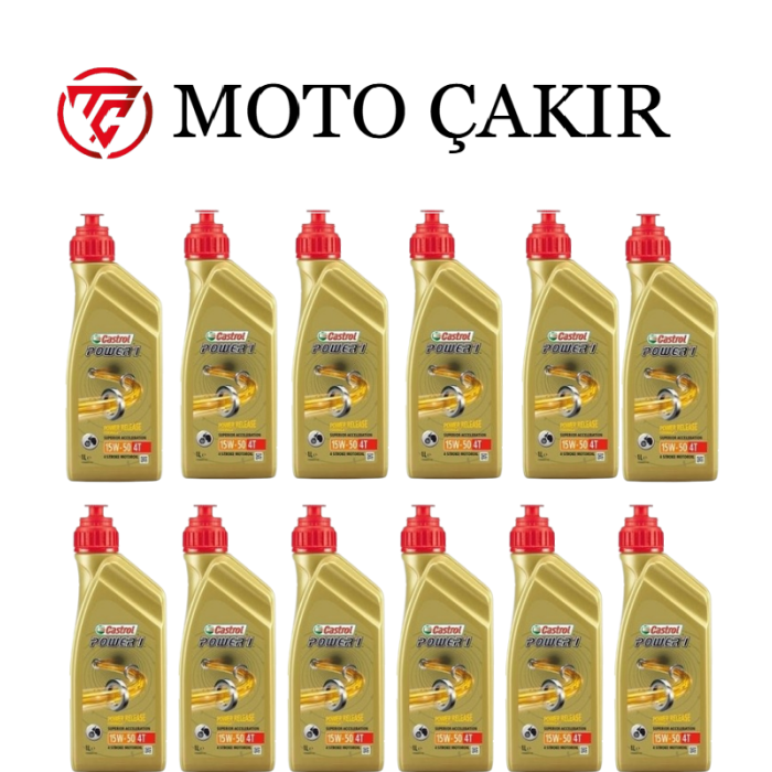 Castrol Power 1 Scooter 15w50  12 Adet (1 Koli)