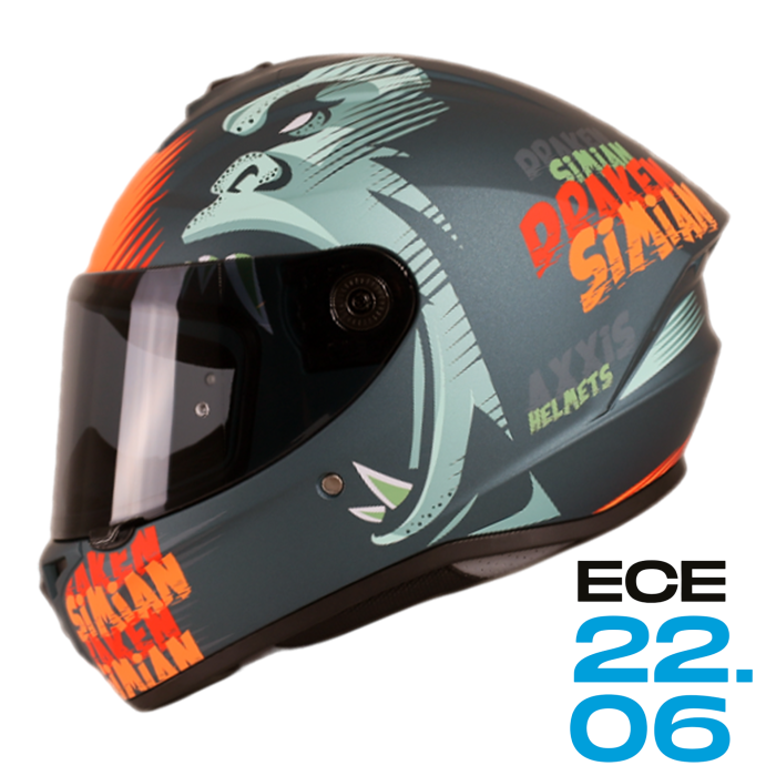 AXXIS DRAKEN S SIMIAN B6 ORANGE MATT