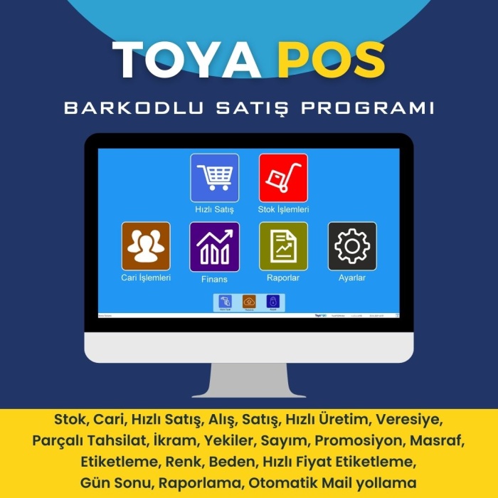 Toya Pos Barkodlu Satış Programı İlave Ek Kullanıcı