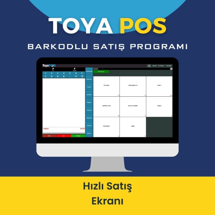 Toya Pos Barkodlu Satış Programı İlave Ek Kullanıcı