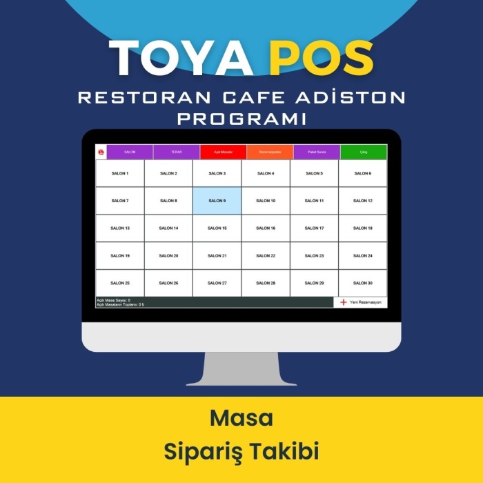 Toya Pos Restoran Cafe Adisyon Programı Ek Kullanıcı