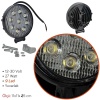 Off Road Led Projektör Lamba Küçük Yuvarlak 9 Ledli 11 cm 2 Adet 12 Volt ile 30 Volt Arası 18W