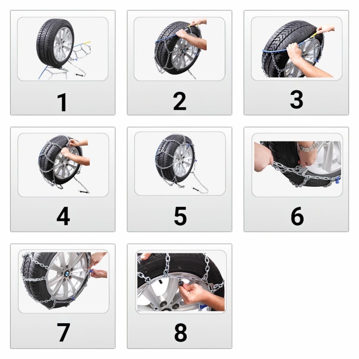 Mefatech Kar Zinciri 275-55-R20 4X4 Tipi Binek Suv Minibüs Takmat