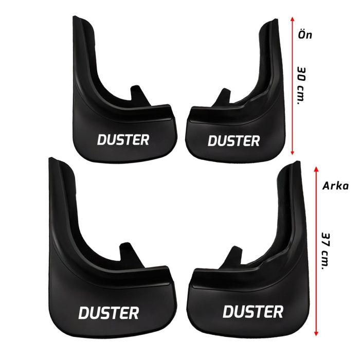 Dacia Duster Paçalık Tozluk Çamurluk Ön Arka 4 Lü Set