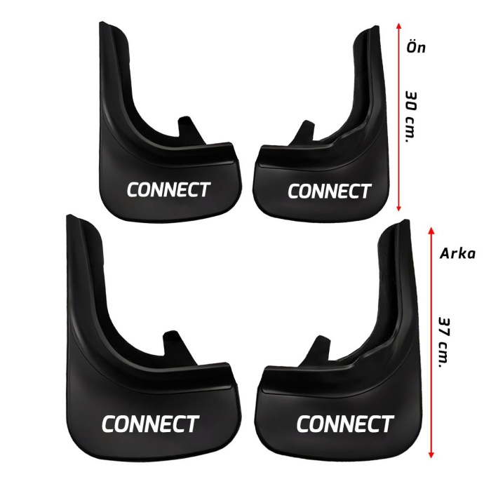 Ford Connect Paçalık Tozluk Çamurluk Ön Arka 4 Lü Set