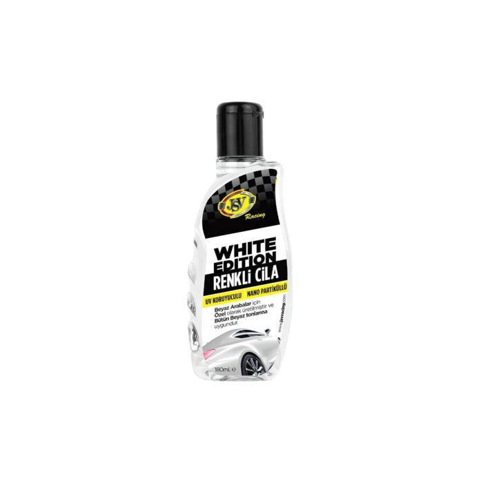 Racing White Edition Beyaz Renkli Cila 180 Ml Beyaz Boyalı Araçlara