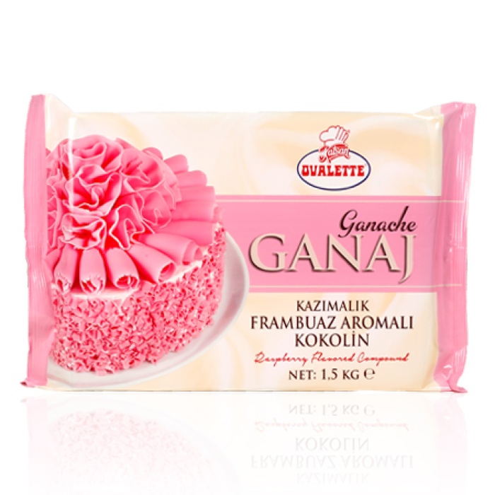 Frambuaz Ganaj Kazımalık Çikolata 1,5 Kg