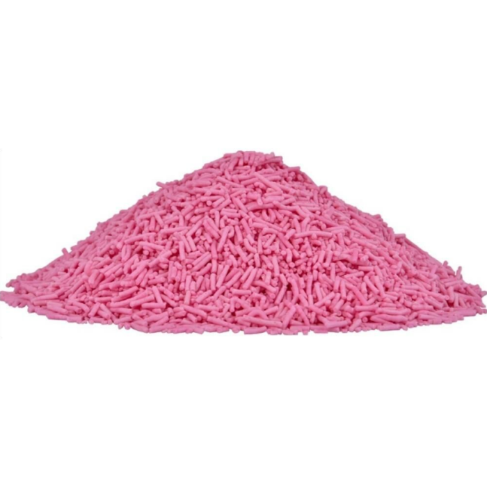 Frambuaz Pembe Çubuk Vermicelli Pasta Süsü 1 Kg