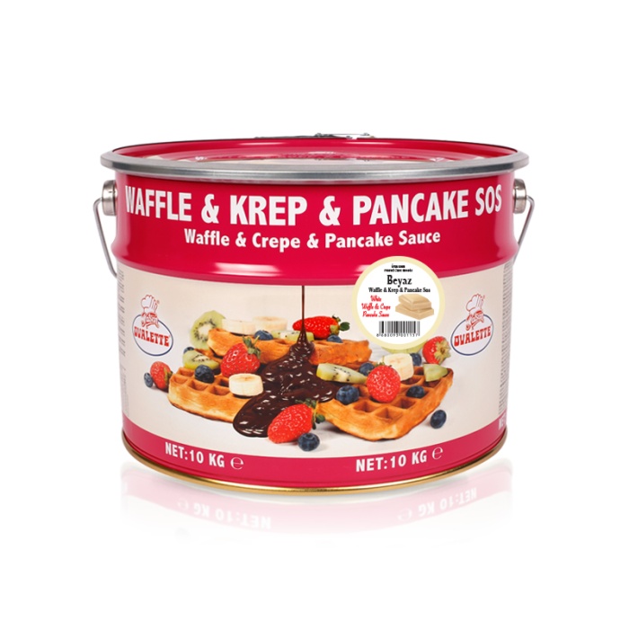 Beyaz Fildişi Waffle & Krep & Pancake Sosları 10 Kg