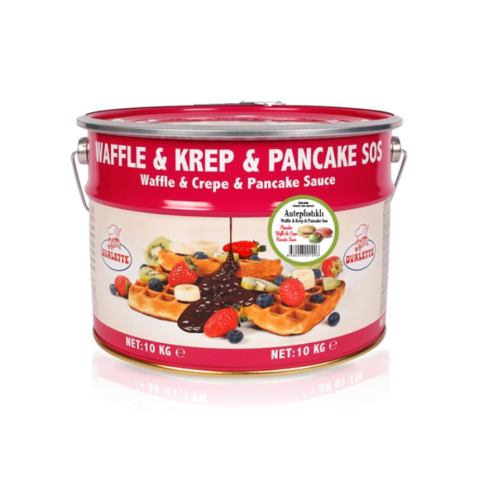 Antep Fıstıklı Waffle & Krep & Pancake Sosları 10 Kg