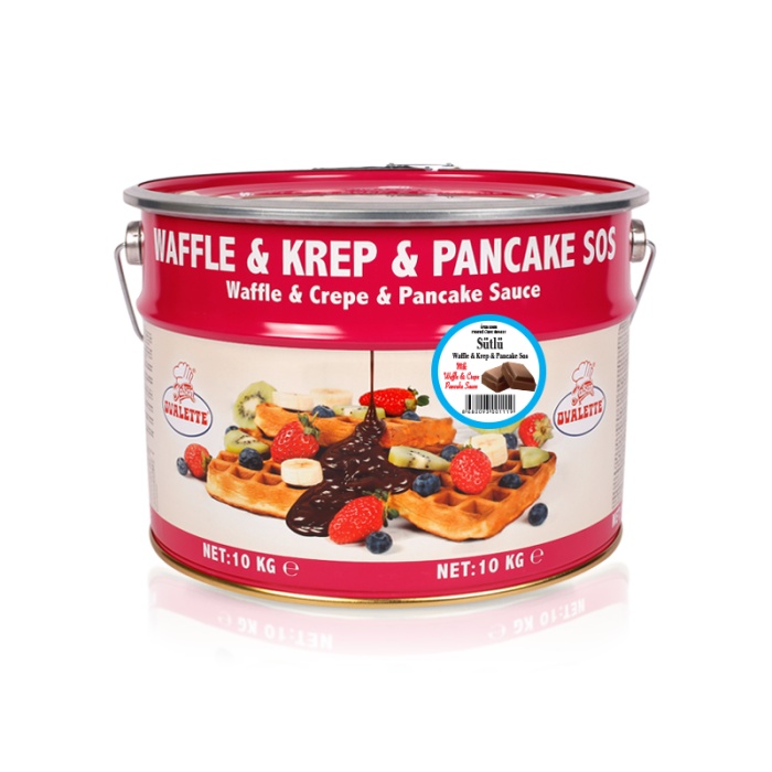 Sütlü Çikolatalı Waffle & Krep & Pancake Sosları 10 Kg