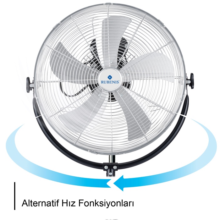 RUBENİS RBS-27 PLUS SANAYİ TİPİ AYAKLI VANTİLATÖR