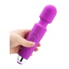 Female Wand Massager Şarjlı Vibratör Mor