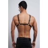 Erkek Deri Göğüs Harness, Erkek Fantazi Giyim, Clubwear, Partywear - APFTM44