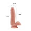 Sex Lure 17,5cm Kıkırdaklı Gerçekçi Dildo