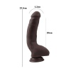 Carnal Pleasure Melez 23.5cm Kıkırdaklı Gerçekçi Dildo