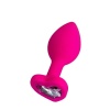 Censan Diamond Heart Anal Plug Pembe 7 cm 18 g