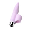 Censan Jos Nova Parmak Ucu Anal Plug pembe 9 cm