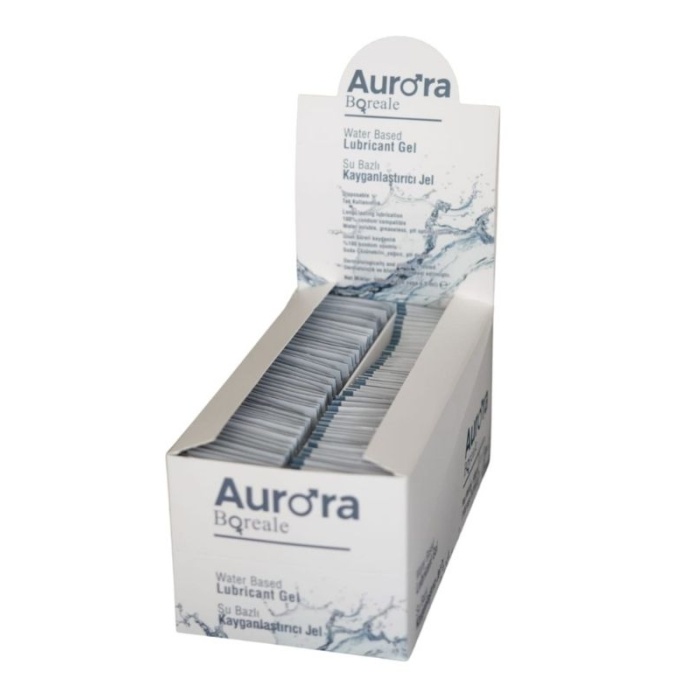 Aurora Boreale 100 Lü 5 Ml Şase Sade Su Bazlı Kayganlaştırıcı