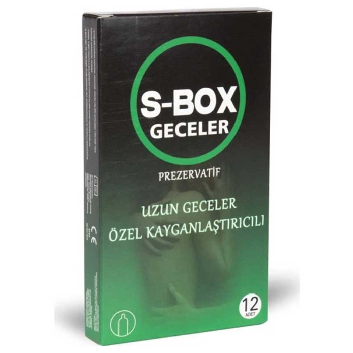 S-Box Özel Kayganlaştırıcılı Prezervatif 12li