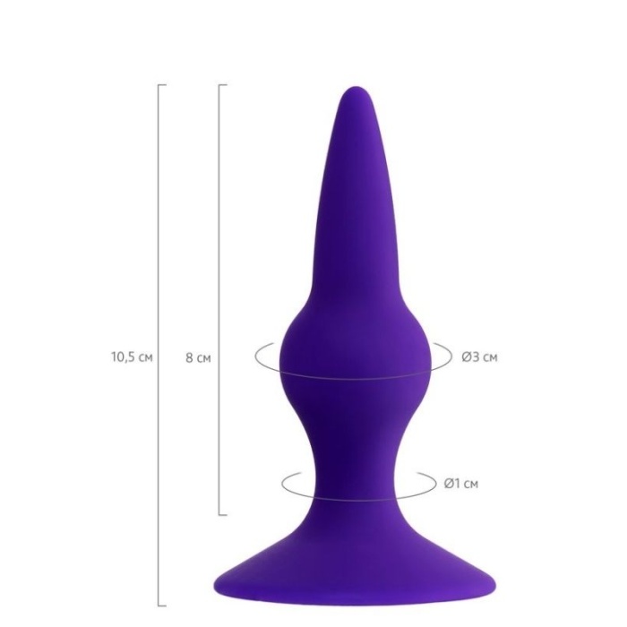 Censan Klapsy Anal Plug Mor 10,5 cm