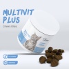 Dr. Paw - Multivit Plus: Kediler İçin Glutensiz ve Şeker İlavesiz Günlük Vitamin Takviyesi Çiğnenebilir Tablet (90 gr)