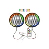 Poke PK-5648 Pixel Ledli 16cm Hoparlör Kapak 2 Adet