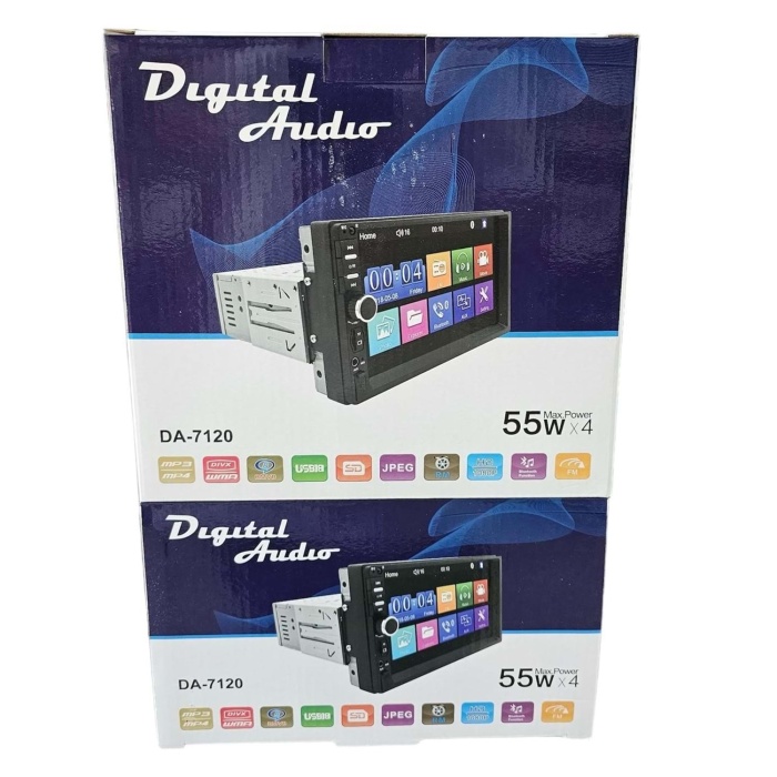 Digital Audio DA-7120 4x55 Watt Doubledin Oto Teyp