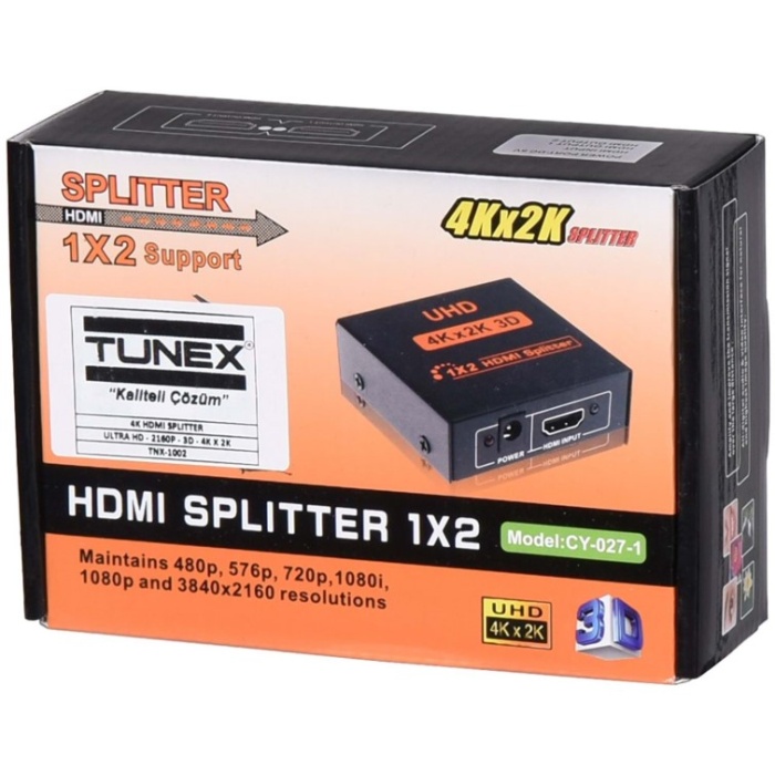 TUNEX TNX-1002 2Li 4K Hdmı Splitter