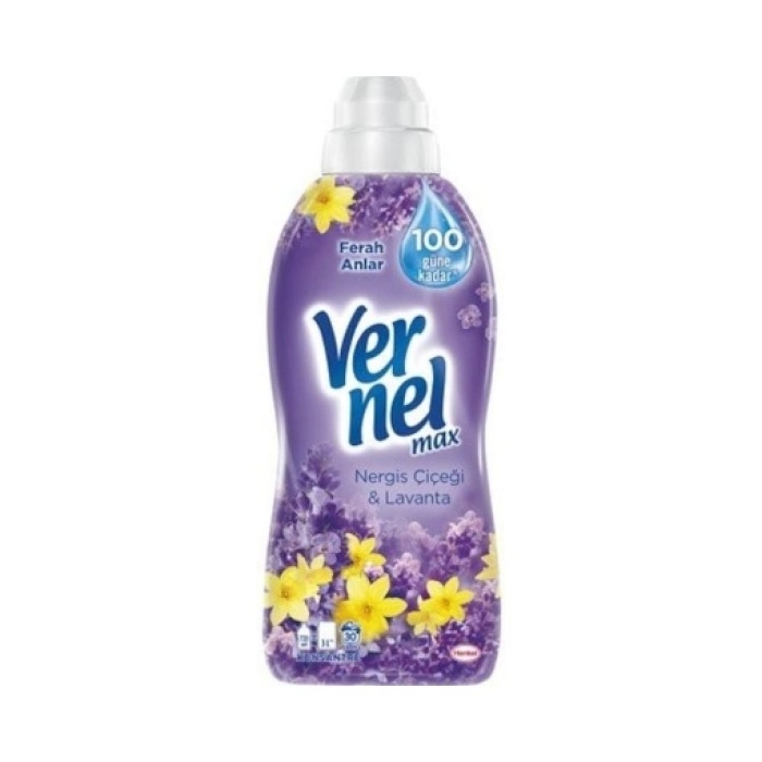 Vernel Max. Yumuşatıcı 1440 ml. Nergiz Çiçeği&Lavanta