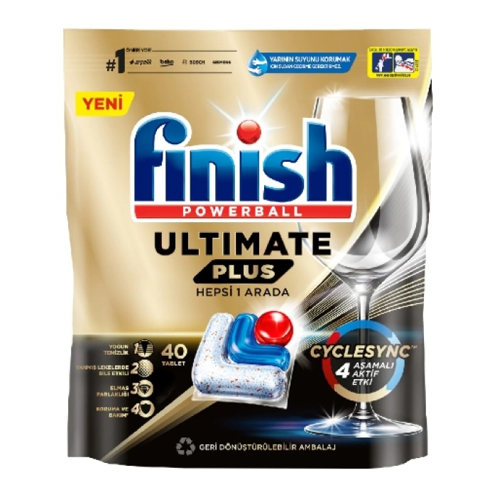 Finish Tablet Ultimate Plus 40lı