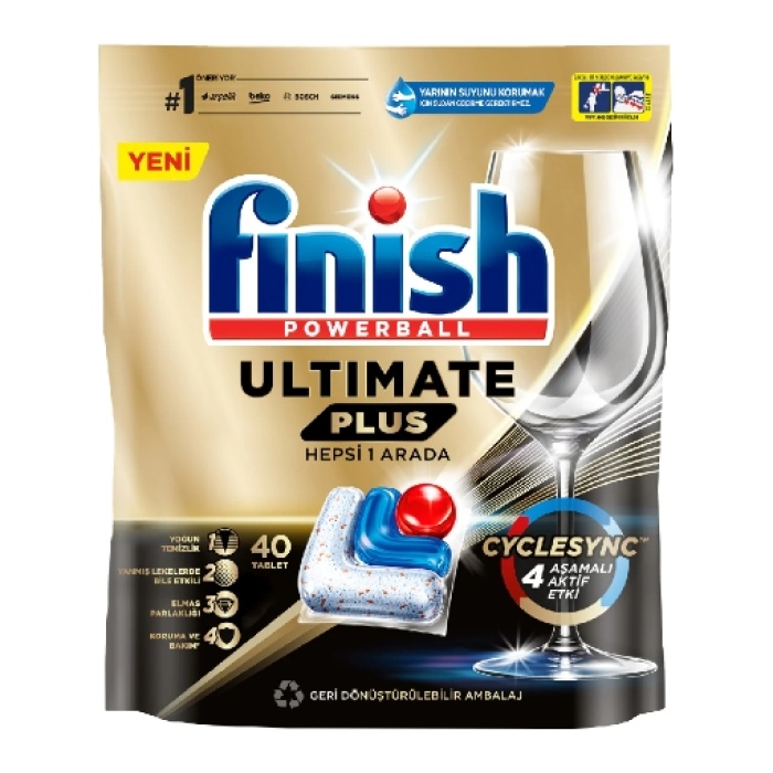 Finish Tablet Ultimate Plus 40lı (12li)