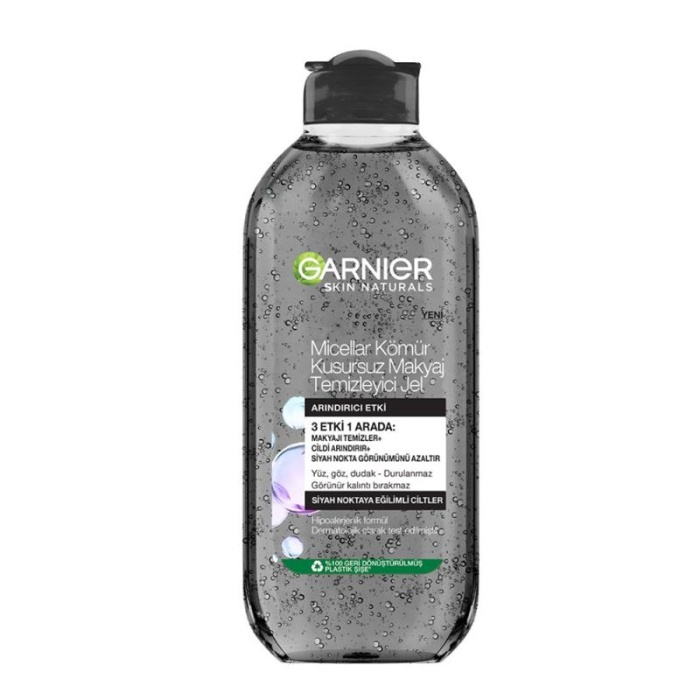 Garnier Makyaj Temizleme Jeli 400 ml. Micellar Kömür (12li)