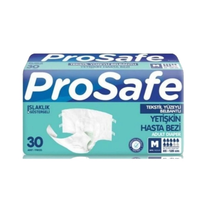 Prosafe Hasta Bezi Belbantlı Medium 30lu