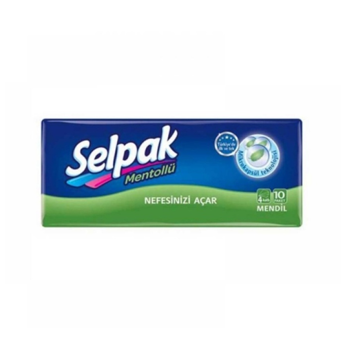 Selpak Mendil Cep Mentollü 10lu (6lı)