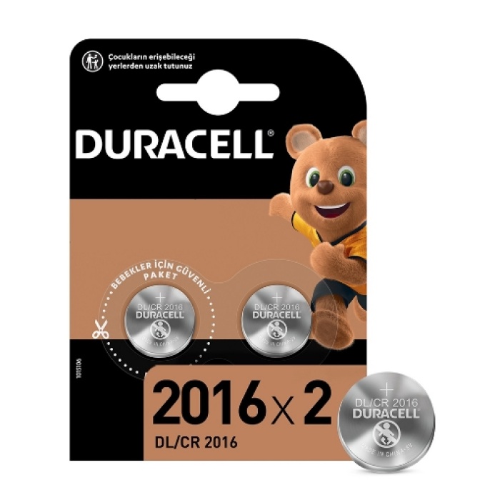 Duracell Düğme 2016 2li (12li)