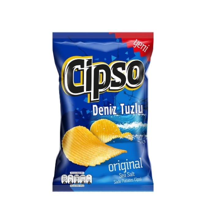 Cipso Orjinal Tırtıklı Parti Boy 150 Gr. ( Cips ) (2li)