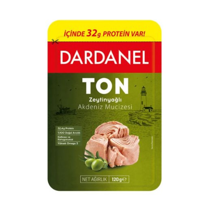 Dardanel Zeytinyağlı Ton Balığı Poşet 80 Gr. (12li)