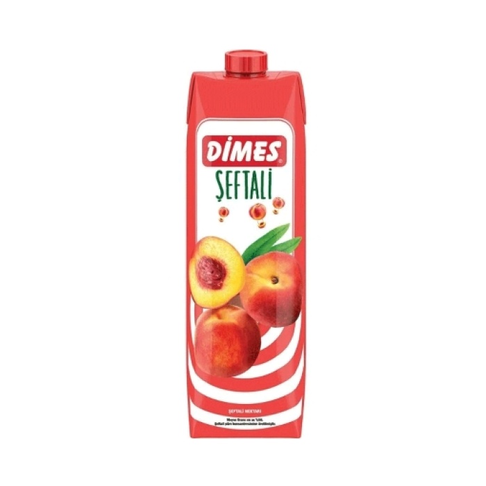 Dimes Şeftali Meyve Suyu 1 Lt. (2li)