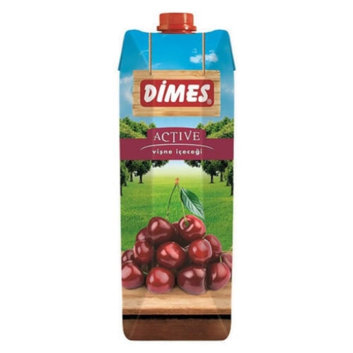 Dimes Vişne Meyve Suyu 1 Lt. (4lü)