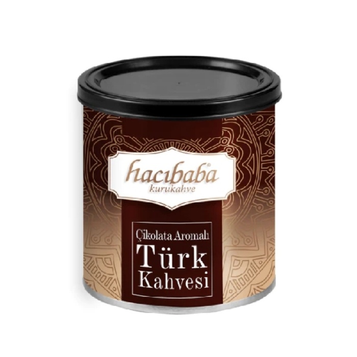 Hacıbaba Çikolatalı Türk Kahvesi Kutu 100 Gr. (24lü)