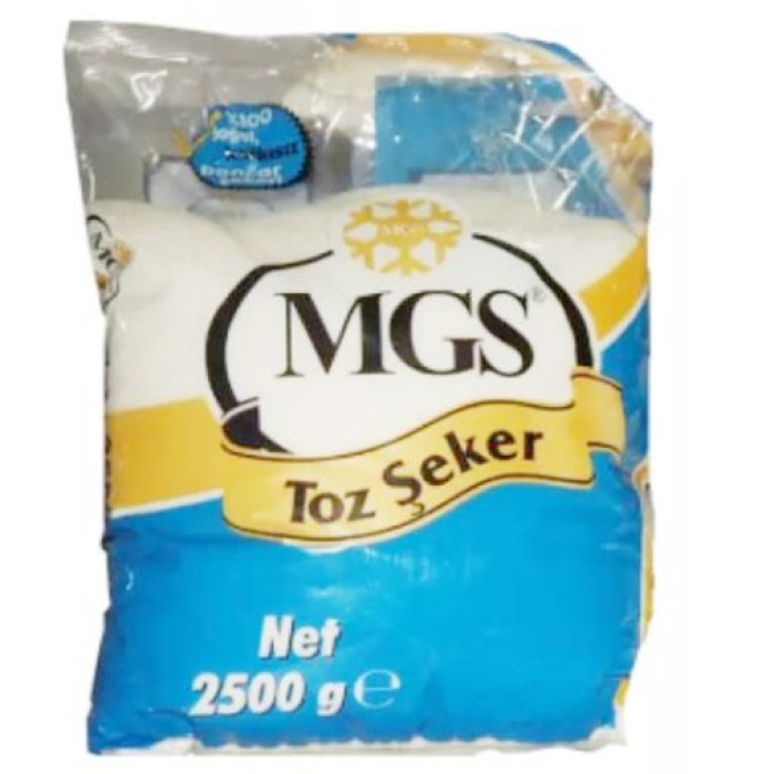 Mgs Toz Şeker 2.5 Kg (2li)