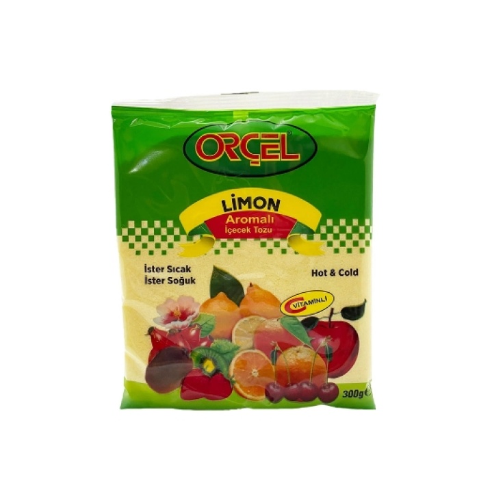 Orçel Toz İçecek Limon 300 Gr. (12li)