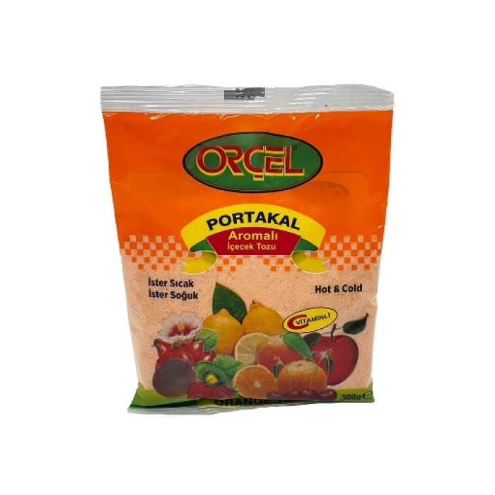 Orçel Toz İçecek Portakal 300 Gr. (24lü)