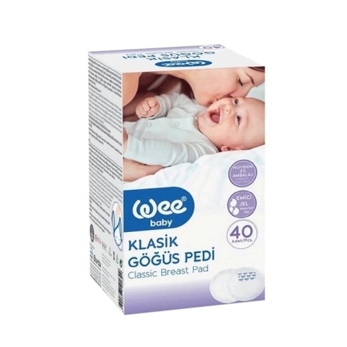 Wee Baby Klasik Göğüs Pedi 40lı (4lü)