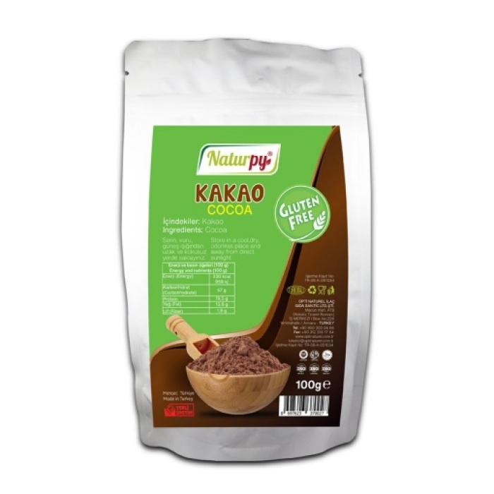 Naturpy Glutensiz Kakao 100 gr.