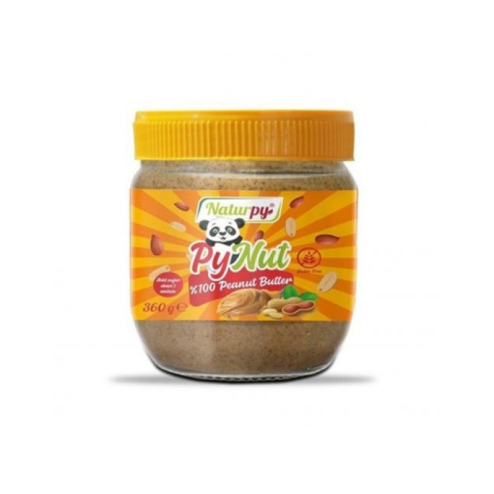 Naturpy Glutensiz Sade Fıstık Ezmezi 360 Gr. (12li)