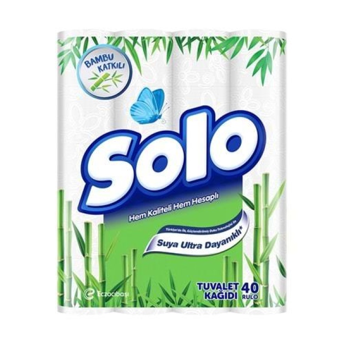 Solo Tuvalet Kağıdı 40lı Bambu Katkılı (12li)